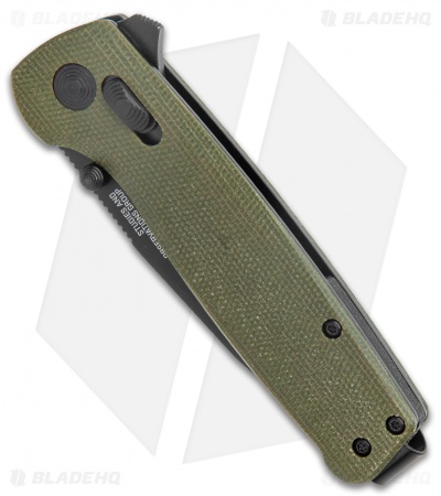 SOG Exclusive Terminus XR Lock Knife Green Micarta (3" Black) 