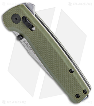 SOG Terminus XR Lock Knife OD Green G-10 (3" Stonewash) TM1022-BX