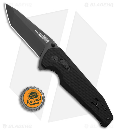 SOG Vision XR LTE Flipper Knife Black G-10 (3.4" Black)