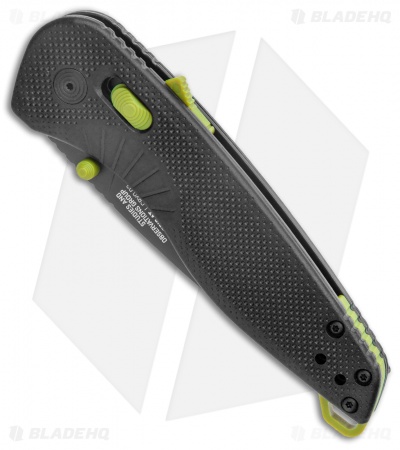 SOG Aegis AT Tanto AT-XR Lock Knife Black GRN w/Safety (3.13" Black)