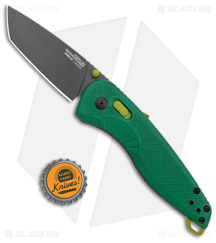 SOG Aegis AT Tanto Lock Knife Forest Green (3.13