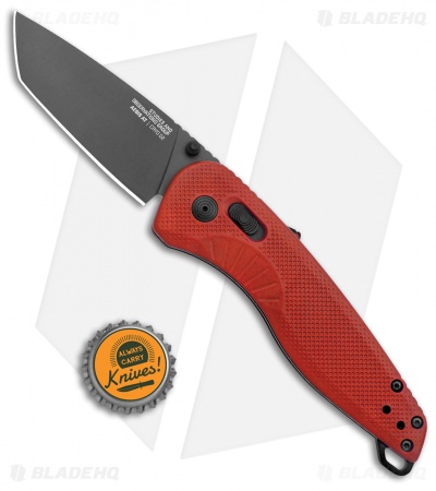 SOG Aegis AT Tanto AT-XR Lock Knife Red GRN w/Safety (3.1" Black)