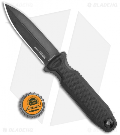 SOG Pentagon FX Covert Fixed Blade Knife Blackout (3.5" Black)