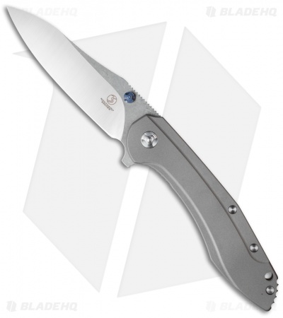 Southard Performance Series Tolk Flipper Knife Blasted Titanium (3.875" Satin)
