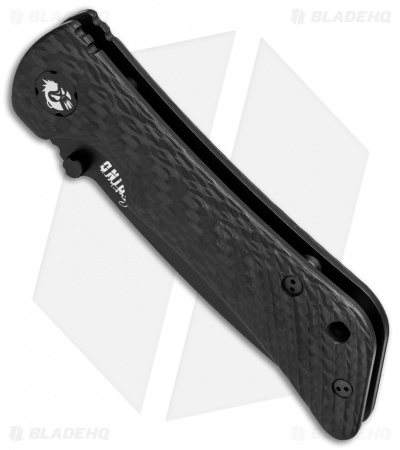 Southern Grind Spider Monkey Tanto Liner Lock Knife CF (3.25" Black)