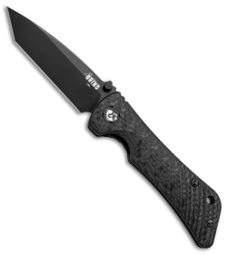 Southern Grind Spider Monkey Tanto Liner Lock Knife CF (3.25" Black)