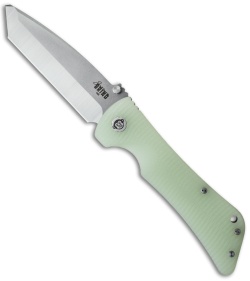 Southern Grind Bad Monkey Tanto Knife Jade Ghost Green G-10 (3.8" Satin) 