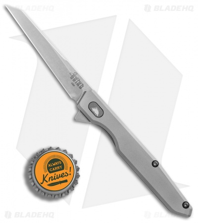 Southern Grind Quill Gentleman's Frame Lock Knife Ti (3.25" Stonewash)