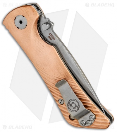 Southern Grind Spider Monkey Liner Lock Knife Copper (3.25" Stonewash)