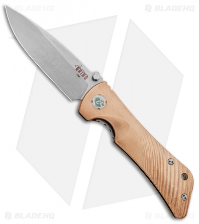 Southern Grind Spider Monkey Liner Lock Knife Copper (3.25" Stonewash)
