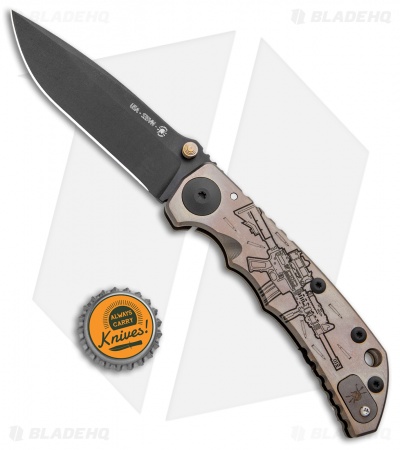 Spartan Blades Harsey Folder Frame Lock Special Edition M4 Rifle (3.8" Black)