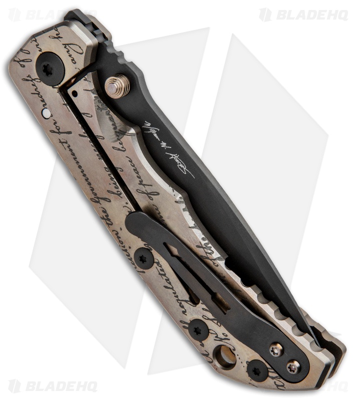 Spartan Blades Harsey Folder Frame Lock Special Edition M4 Rifle (3.8" Black)