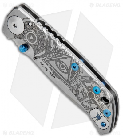 Spartan Blades Harsey Folder Frame Lock Special Edition Oculus (3.8" Stonewash)