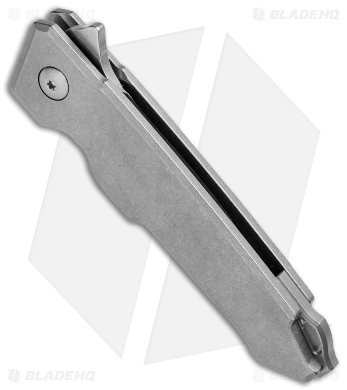 Spartan Blades Metis Flipper Knife Titanium (2.75" Stonewash) SF4SWSW