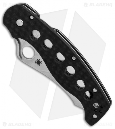 Spyderco  A.T.R. 2 Compression Lock Knife Black G-10 (3.47 Satin) C70GP2