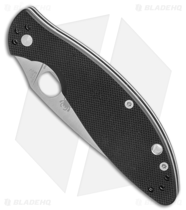 Spyderco Astute Liner Lock Knife Black G-10 (3" Satin) C252GP