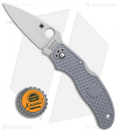 Spyderco  Calypso Jr. Sprint Run Knife Gray (Aogami Super Blue) C52FPGYE