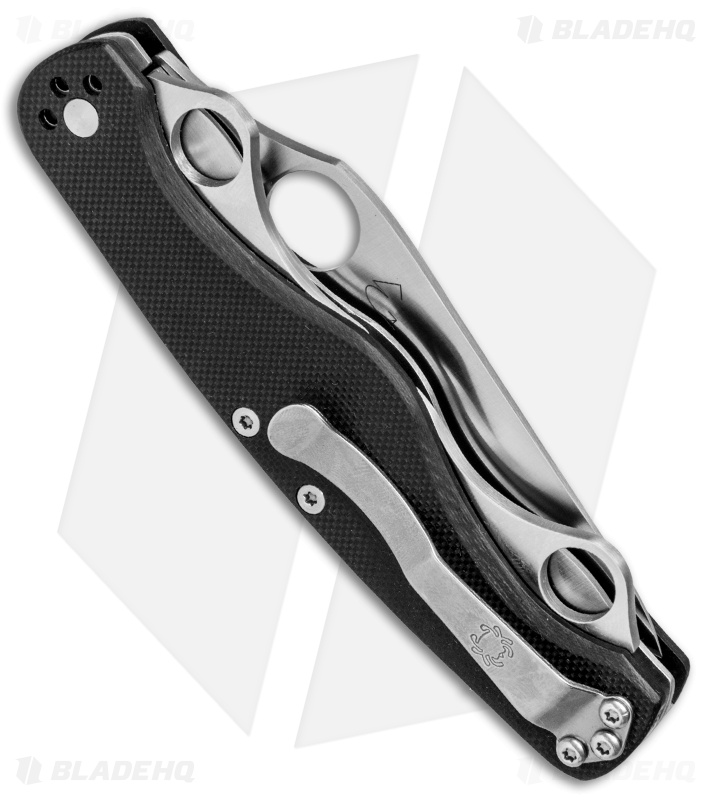 Spyderco ClipiTool Standard Multi-Tool Knife Black G-10 (3.5" Satin) C208GP 