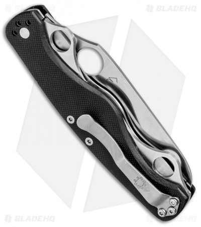 Spyderco ClipiTool Rescue Multi-Tool Knife Black G-10 (3.5" Satin Serr) C209GS