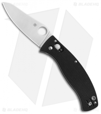 Spyderco  D'Allara 3 Ball Bearing Lock Knife Black G-10 (3.4" Satin) C82GP3