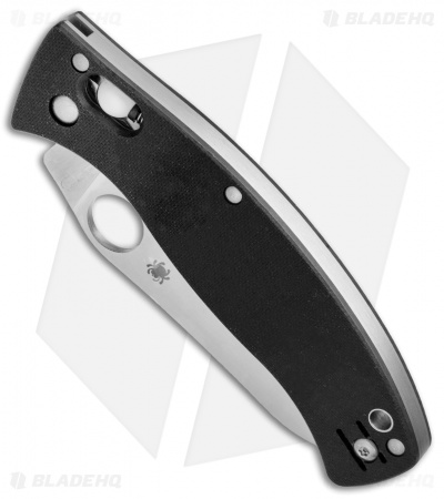 Spyderco  D'Allara 3 Ball Bearing Lock Knife Black G-10 (3.4" Satin) C82GP3