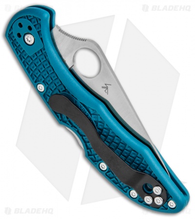 Spyderco Delica Knife | Blue FRN Hanlde + K390 Blade | Blade HQ