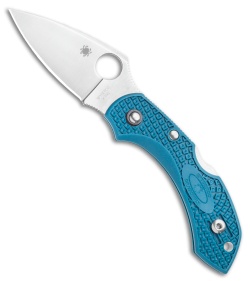 Spyderco Dragonfly 2 Knife Blue FRN (2.25" Satin K390) C28FP2K390