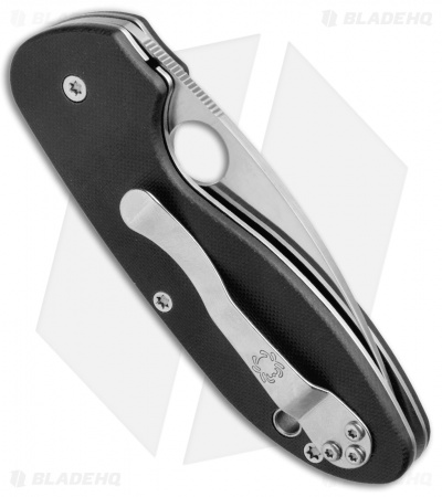 Spyderco Efficient Liner Lock Knife Black G-10 (3" Satin) C216GP