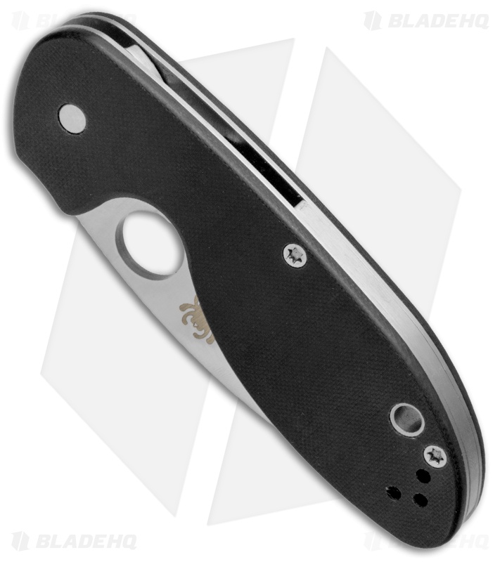 Spyderco Efficient Liner Lock Knife Black G-10 (3" Satin) C216GP
