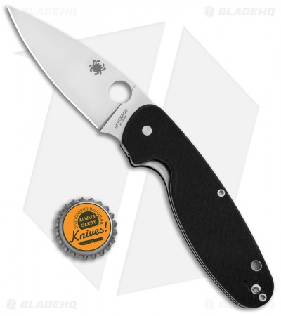 Spyderco Emphasis Liner Lock Knife Black G-10 (3.61" Satin) C245GP