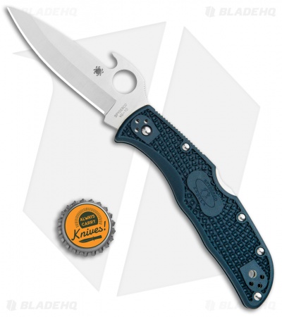 Spyderco Endela Lockback Knife Emerson Opener Gray FRN (3.4" Satin) C243PGYW