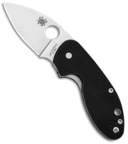 Spyderco Insistent Liner Lock Knife Black G-10 (2.48" Satin) C246GP