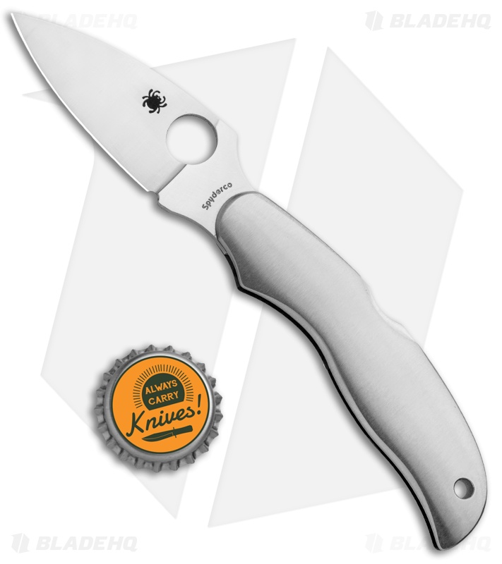 Spyderco Kopa Sprint Run Lockback Knife Stainless Steel (2.4" Satin) C92P