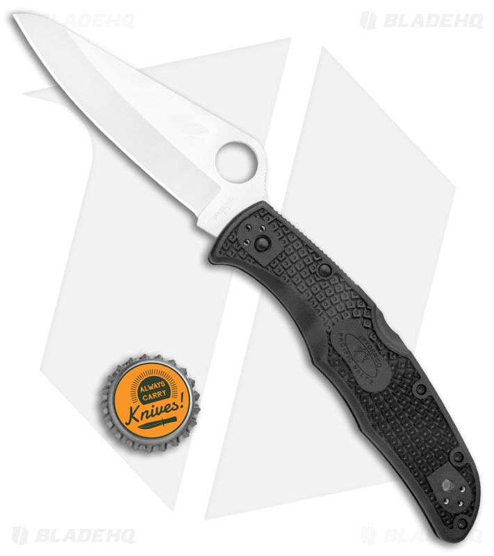 Spyderco Pacific Salt 2 Lockback Knife Black FRN (3.4