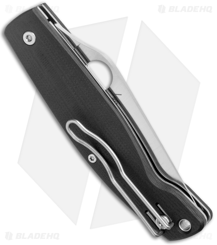 Spyderco Pattadese Liner Lock Knife Black G-10 (3.2" Satin M390) C257GP