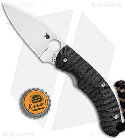 Spyderco Perrin PPT Sprint Run Knife Carbon Fiber (3.16" Satin) C135CFP