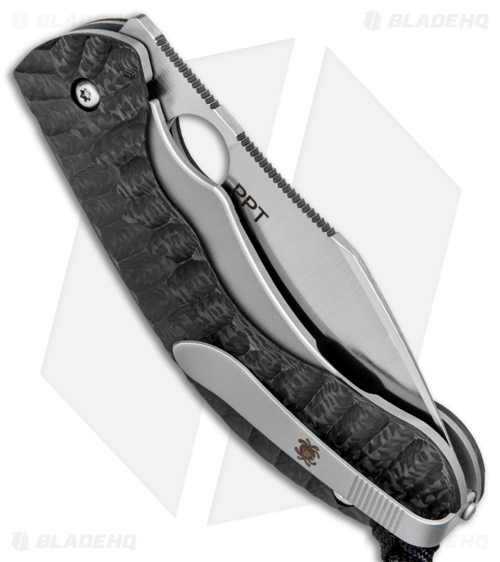 Spyderco Perrin PPT Sprint Run Knife Carbon Fiber (3.16" Satin) C135CFP