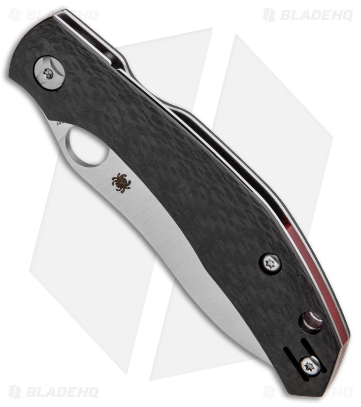 Spyderco Phillips Kapara Compression Lock Knife Carbon Fiber (3.5" Satin) 