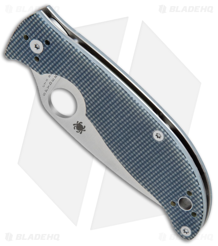 Spyderco Polestar Liner Lock Knife Gray G-10 (3.3" Satin) C220GPGY