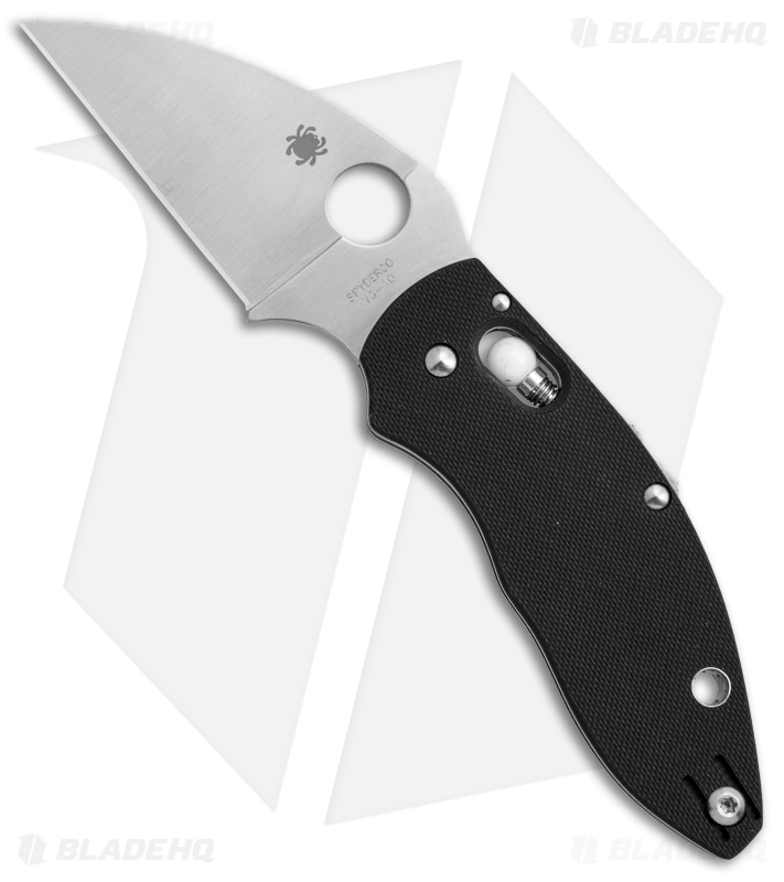 Spyderco Q-Ball Bearing Lock Knife  Black G-10 (2.72" Satin) C219GP