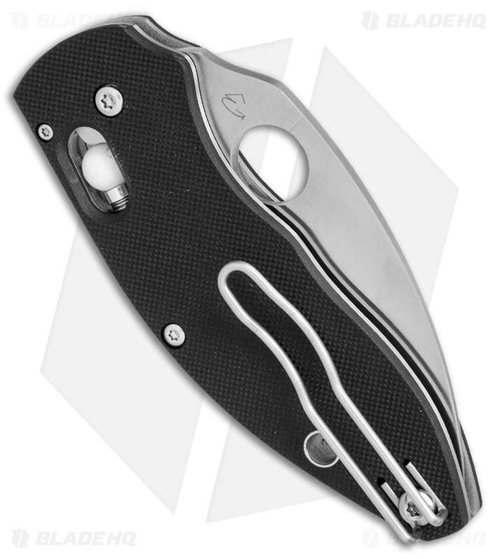 Spyderco Q-Ball Bearing Lock Knife  Black G-10 (2.72" Satin) C219GP