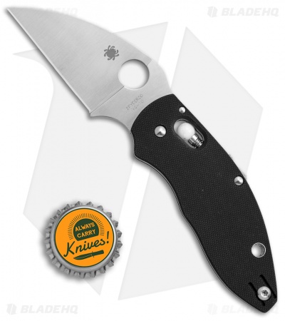Spyderco Q-Ball Bearing Lock Knife  Black G-10 (2.72" Satin) C219GP