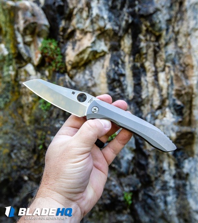Spyderco Rassenti Paysan Integral Frame Lock Knife (3.8" S90V Stonewash) C238TIP
