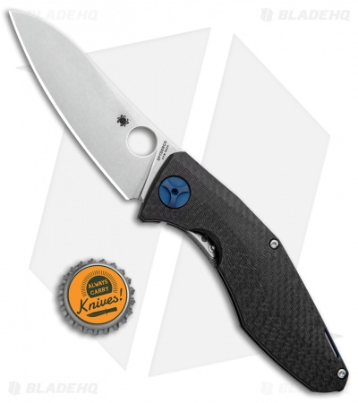 Spyderco Sinkevich Drunken Frame Lock Knife Carbon Fiber (3.38" Stonewash)