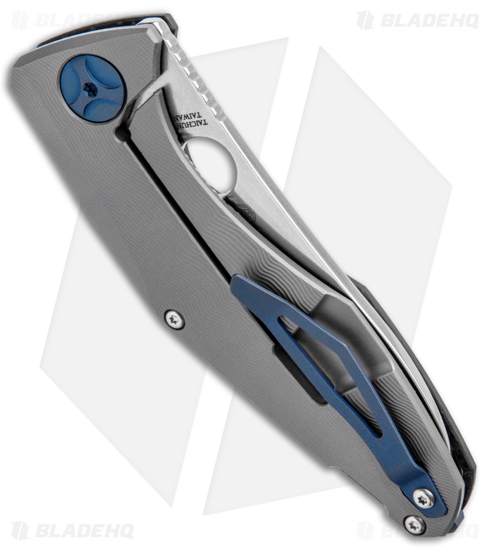 Spyderco Sinkevich Drunken Frame Lock Knife Carbon Fiber (3.38" Stonewash)
