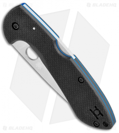 Spyderco Siren Lockback Knife Black G-10 (3.6" Satin) C247GP