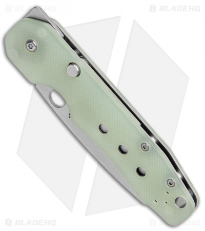 Spyderco M4 Smock Compression Lock Exclusive Knife Natural G-10 (3.5" Satin) 