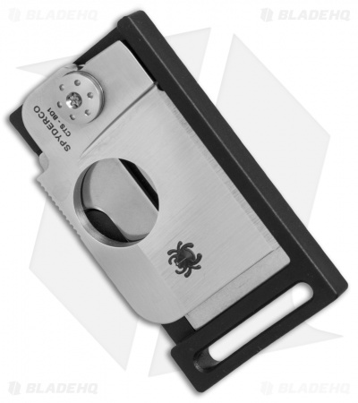 Spyderco Squarehead Lightweight Liner Lock Knife Black FRN (1.3" Satin) C193PBK