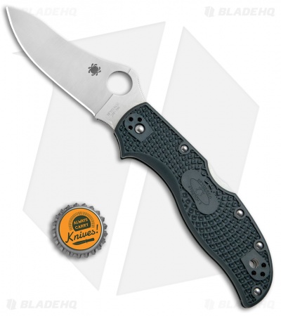 Spyderco Stretch 2 Lightweight Knife British Racing Green FRN (3.4" Satin ZDP)