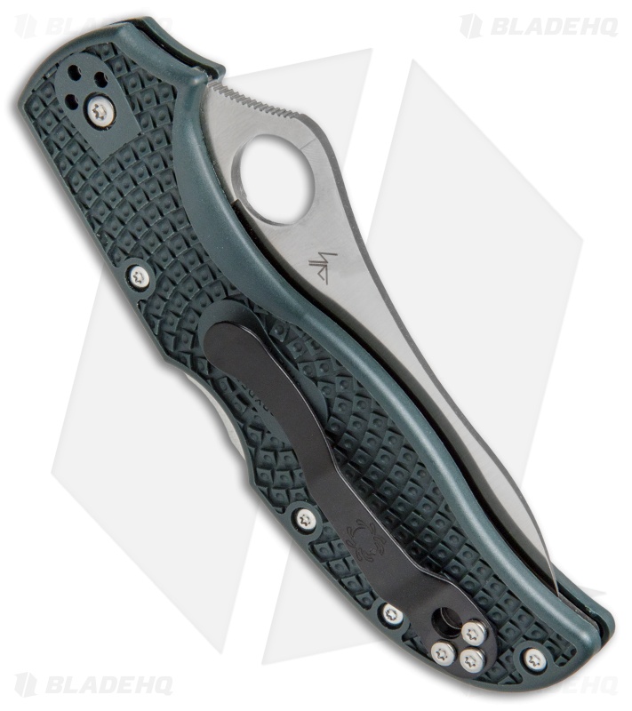 Spyderco Stretch 2 Lightweight Knife British Racing Green FRN (3.4" Satin ZDP)